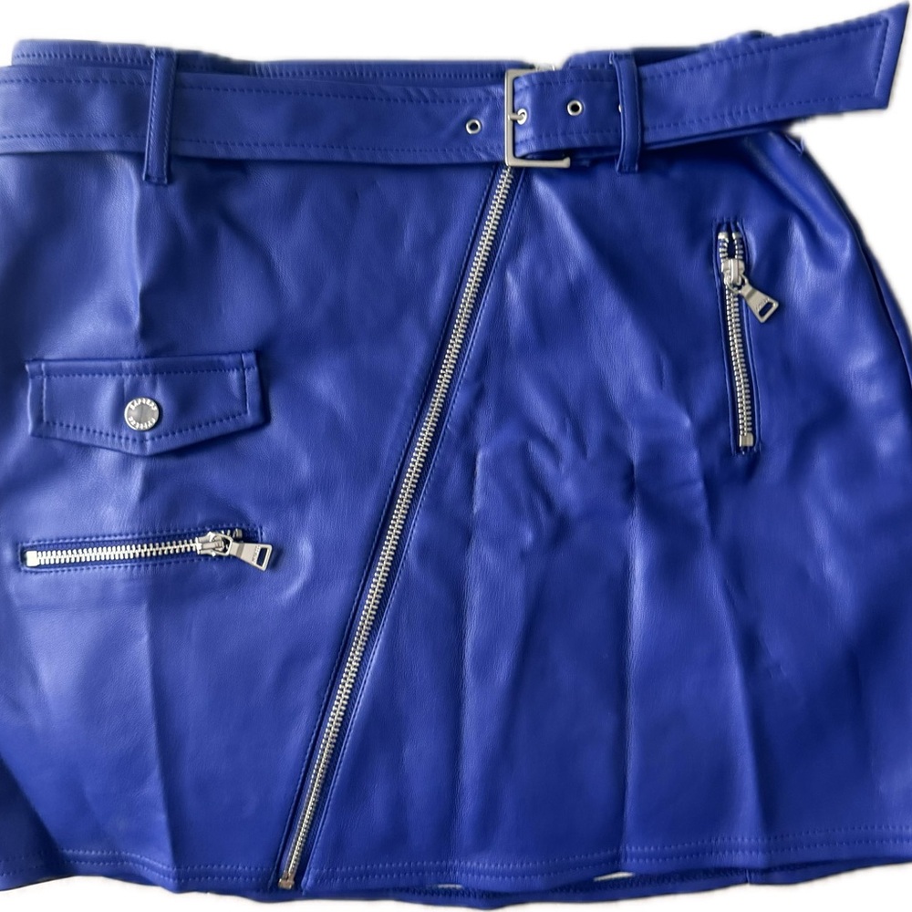 Moto mini skirt
